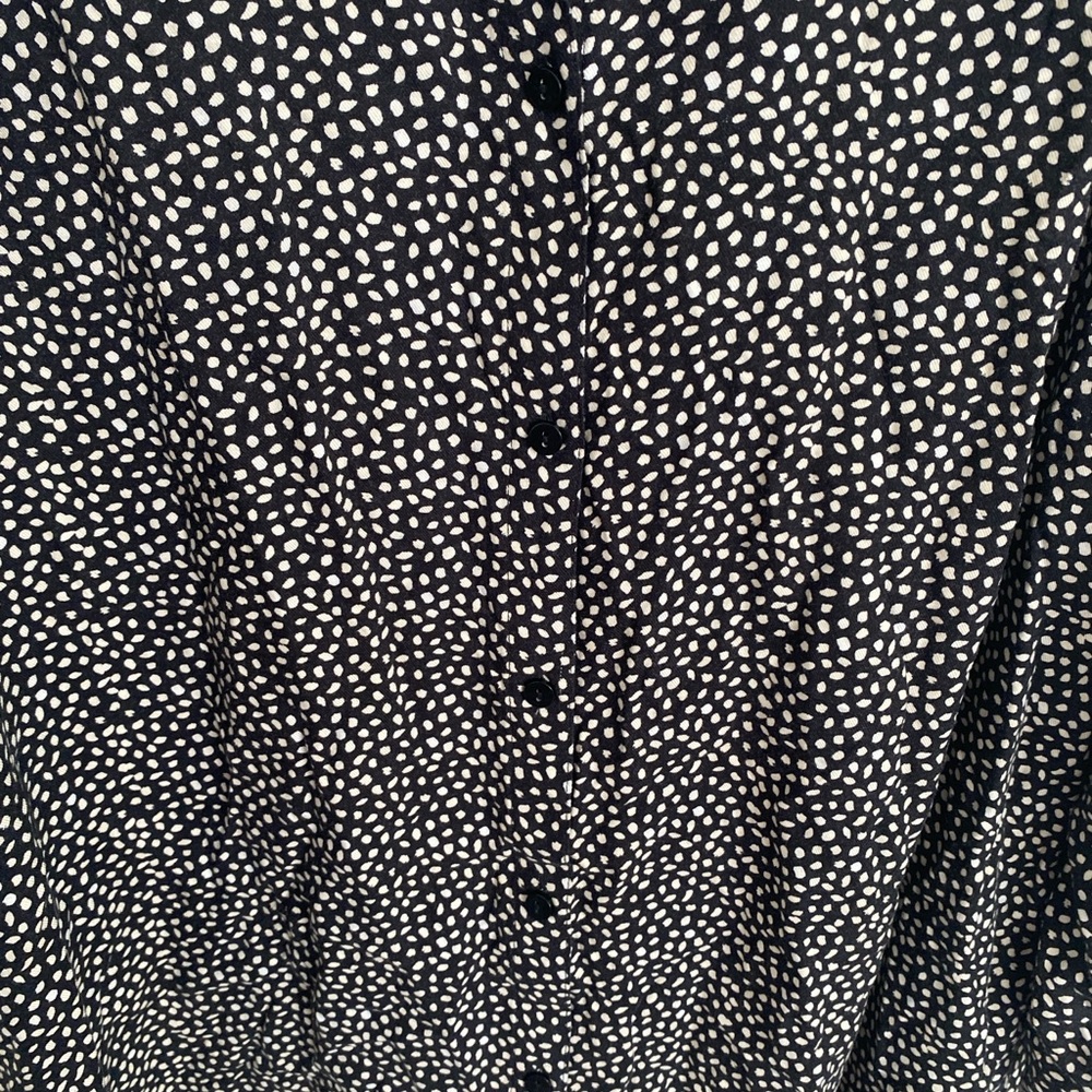 Westbound Gray Asymmetrical Button Down Shirt - image 4